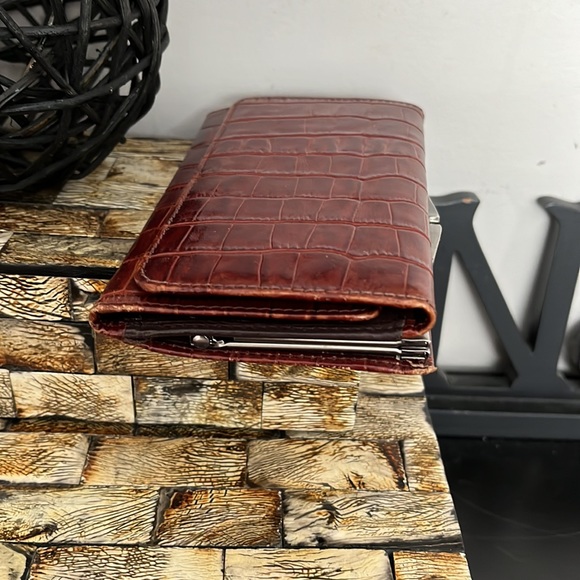 Vintage BUXTON Leather Wallet with Clasp Coin Pocket - Picture 13 of 14